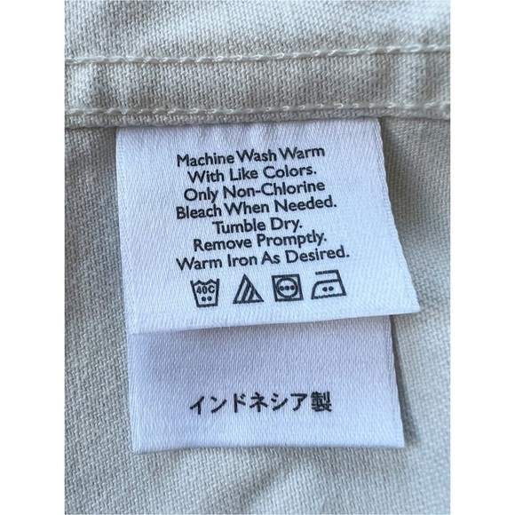 EDDIE Bauer Vintage 90s Wedgewood Floral Rigid Denim Jacket Large - Picture 7 of 10